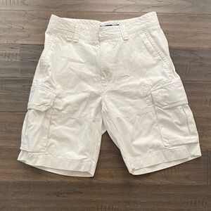 POLO RALPH LAUREN Cargo Shorts Men’s Sz 32 Cream Chino Essential Utility